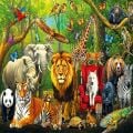 31504 FOREST ANIMALS 100 PARÇA PUZZLE