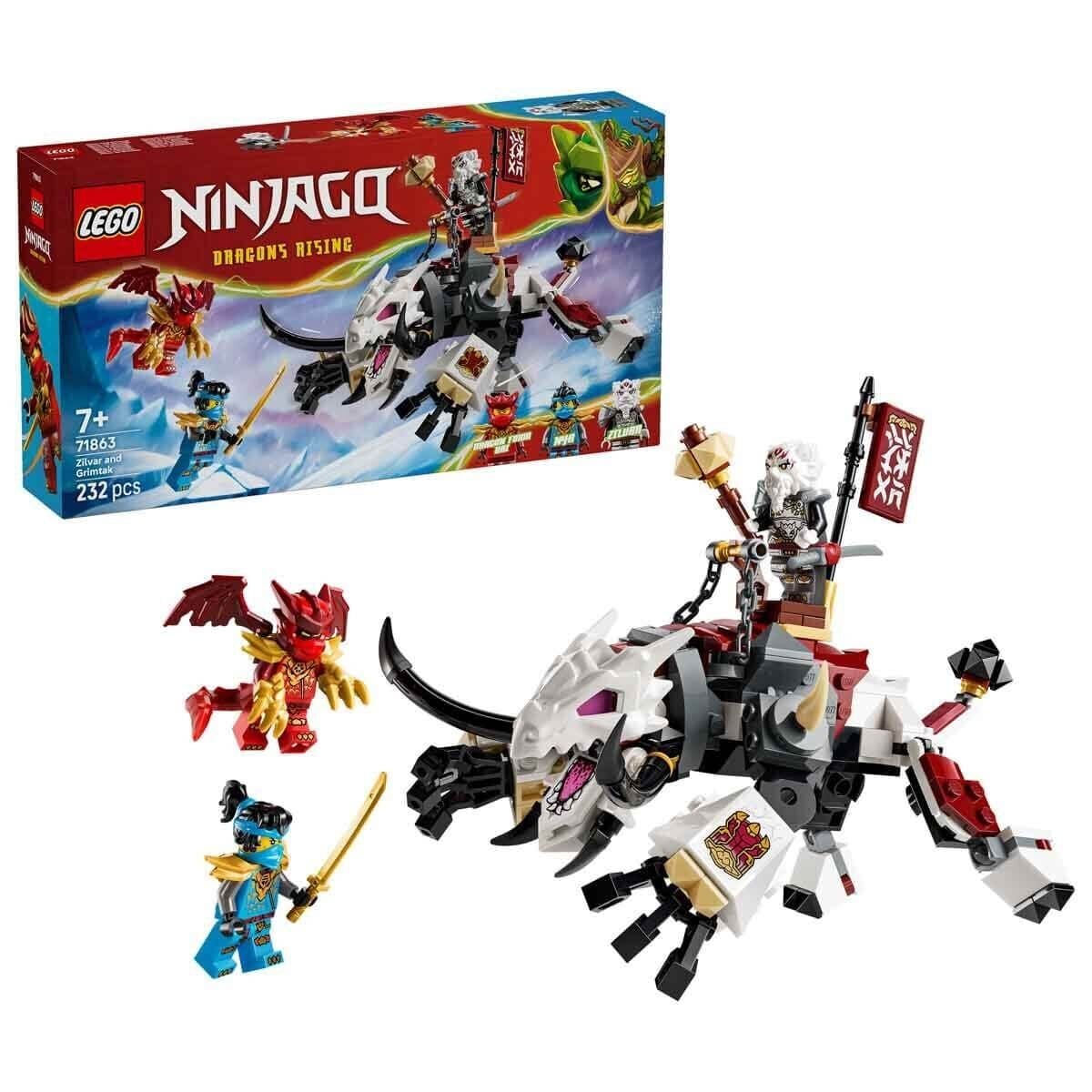 71863 Lego Ninjago Zilvar ve Grimtak 232 parça +7 yaş