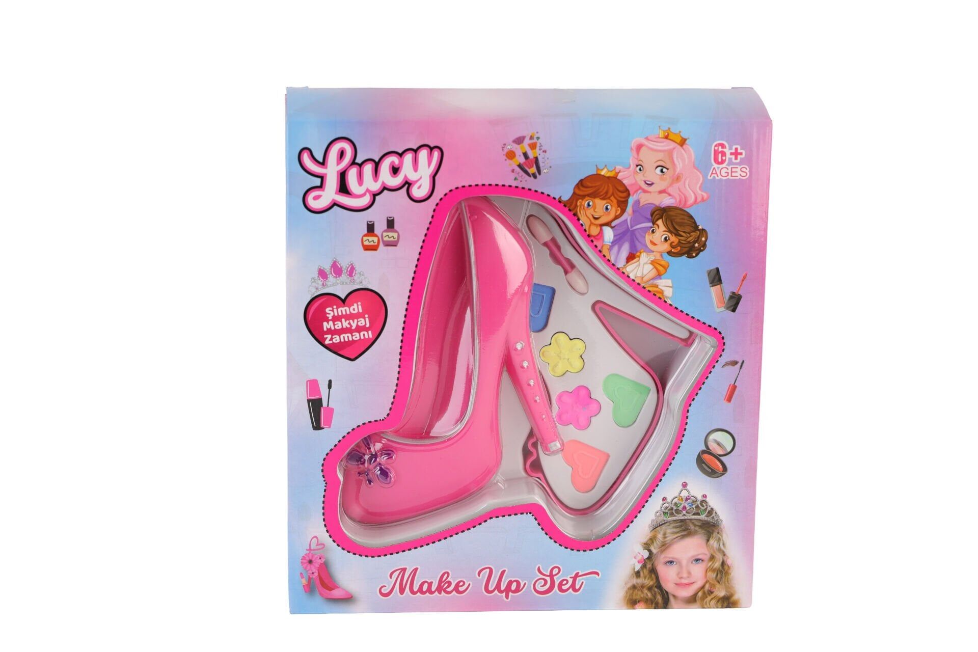 LMN212 AYAKKABILI KUTULU TEKLİ MAKYAJ SETİ