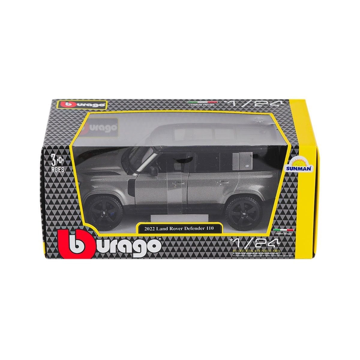 21101  Burago Land Rover Defender 2022 1:24  -Sunman