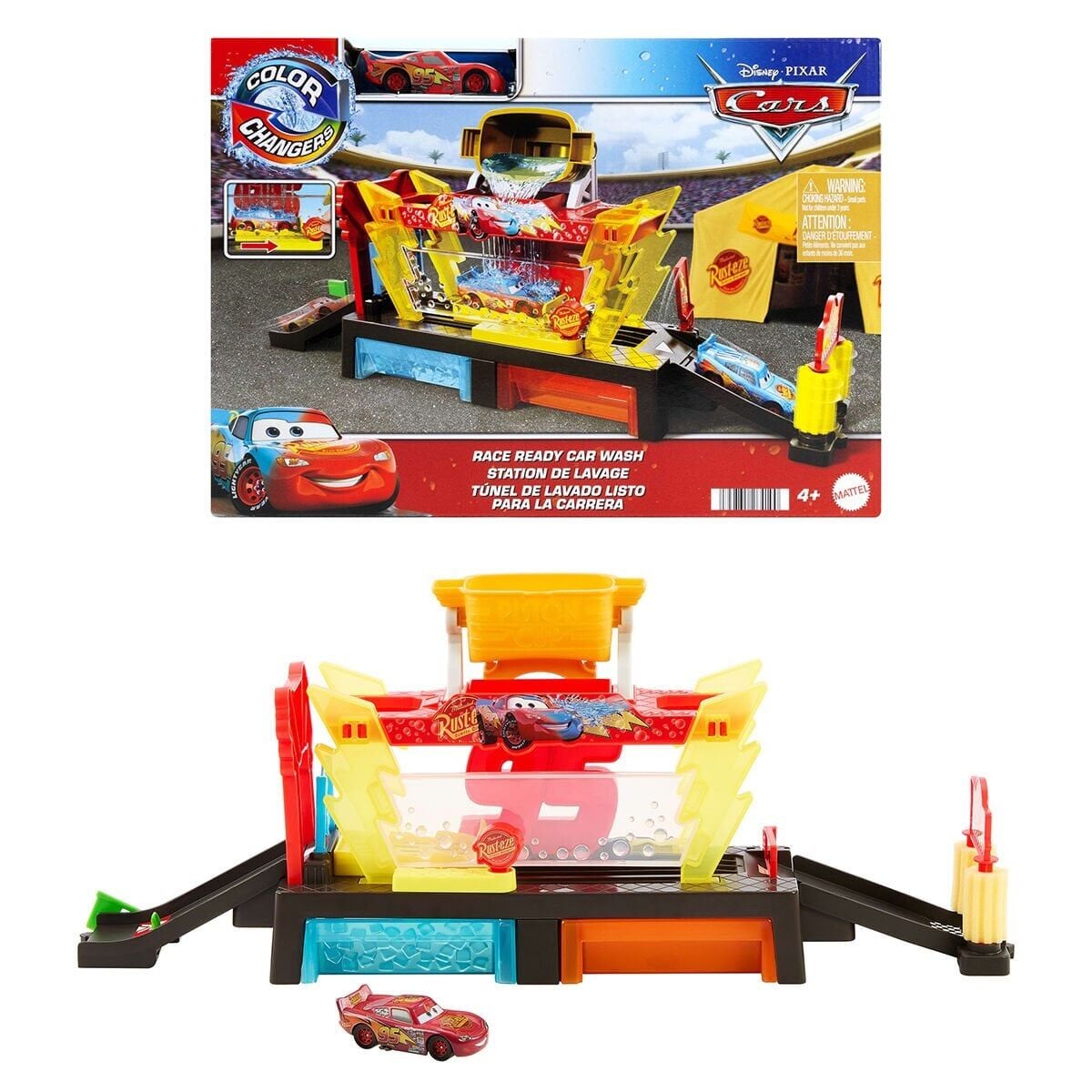 JBM70 Cars Renk Değiştiren  McQueen ile Yıkama Oyun Seti
