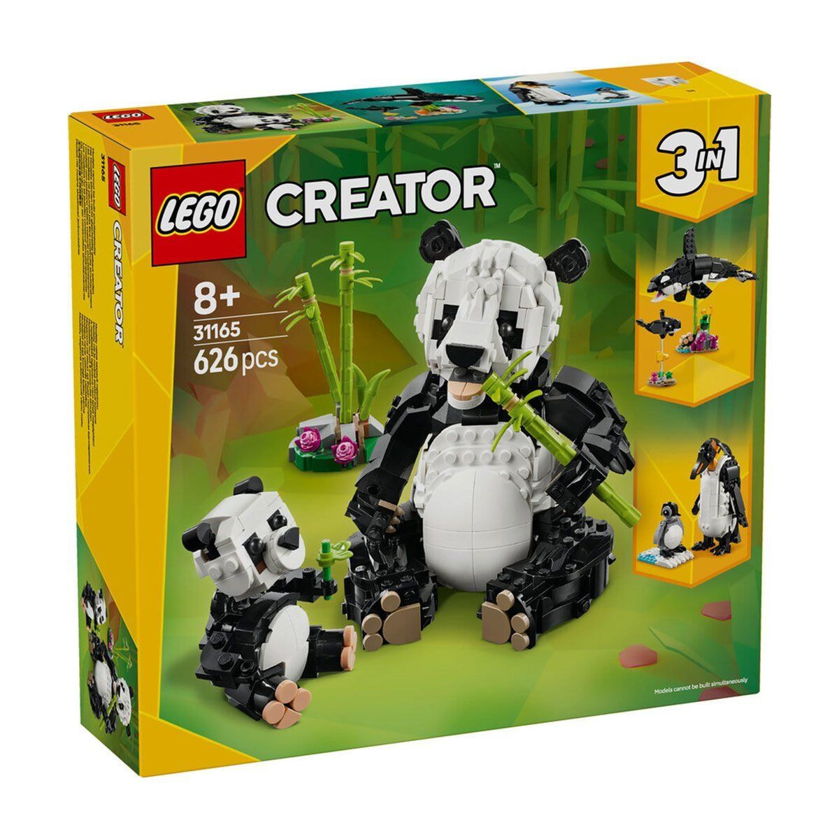 31165 Lego Creator 3in1 - Panda Ailesi 626 parça +8 yaş