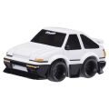 558835 CarTuned JDM 1985-87 Sprinter Trueno GT-Apex AE86 - Siyah Beyaz Araba