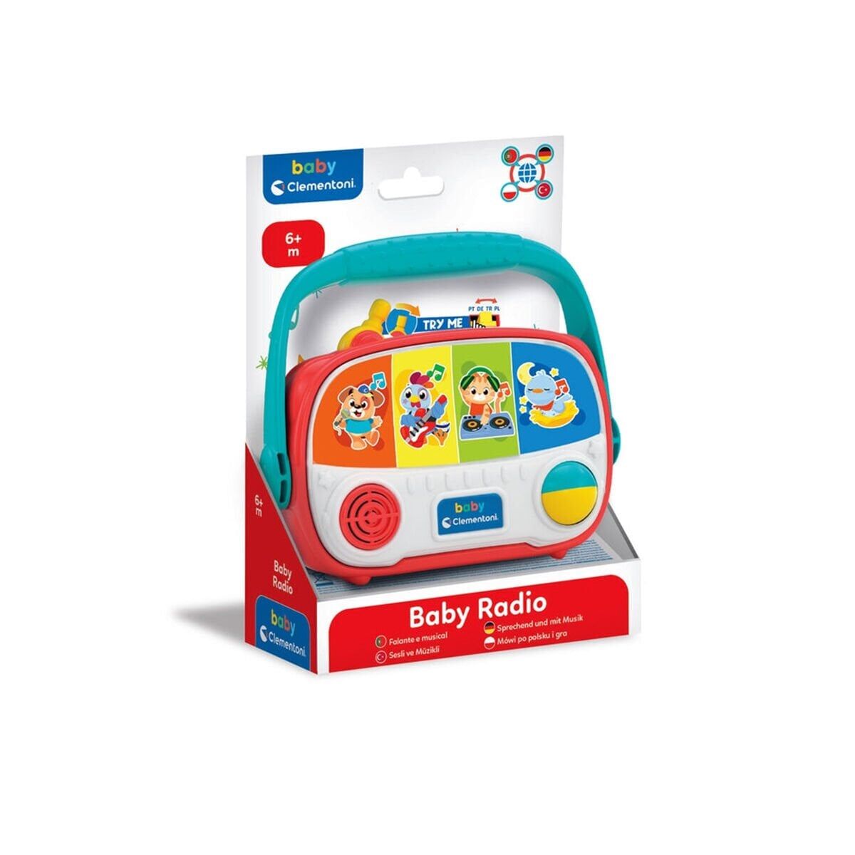 17525 Baby Clementoni - Bebek Radyosu +6 ay