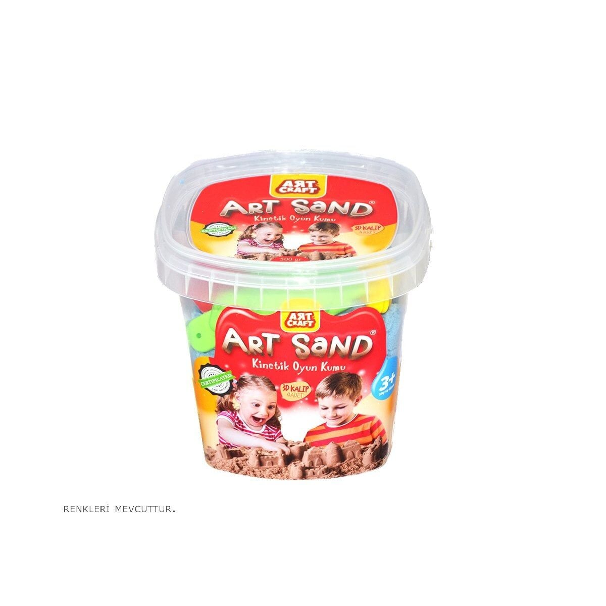 03397 Dede, 500 gr Oyun Kum Seti - 5 Renk / +3 yaş