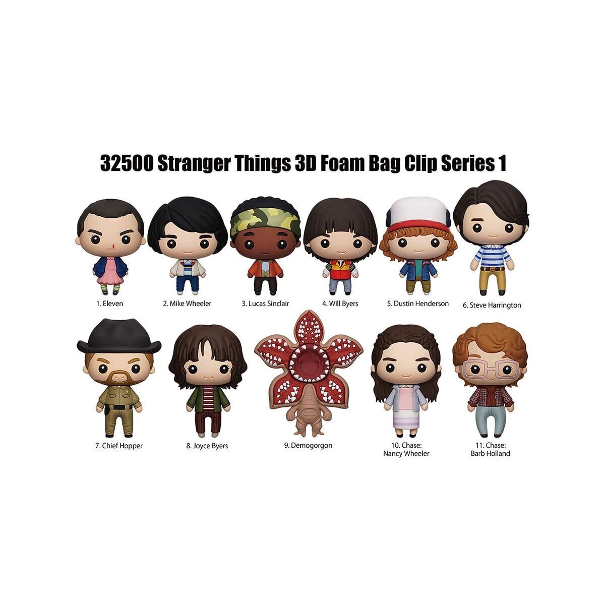 MONO32500 Monogram Stranger Things Klipsli Figür Seri 1 display