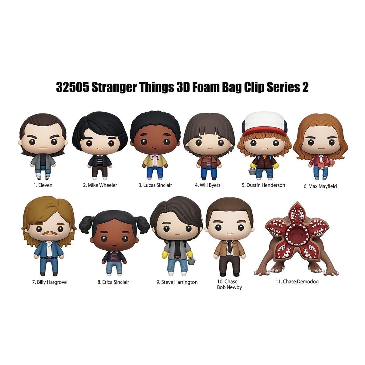 MONO32505 Monogram Stranger Things Klipsli Figür Seri 2 display