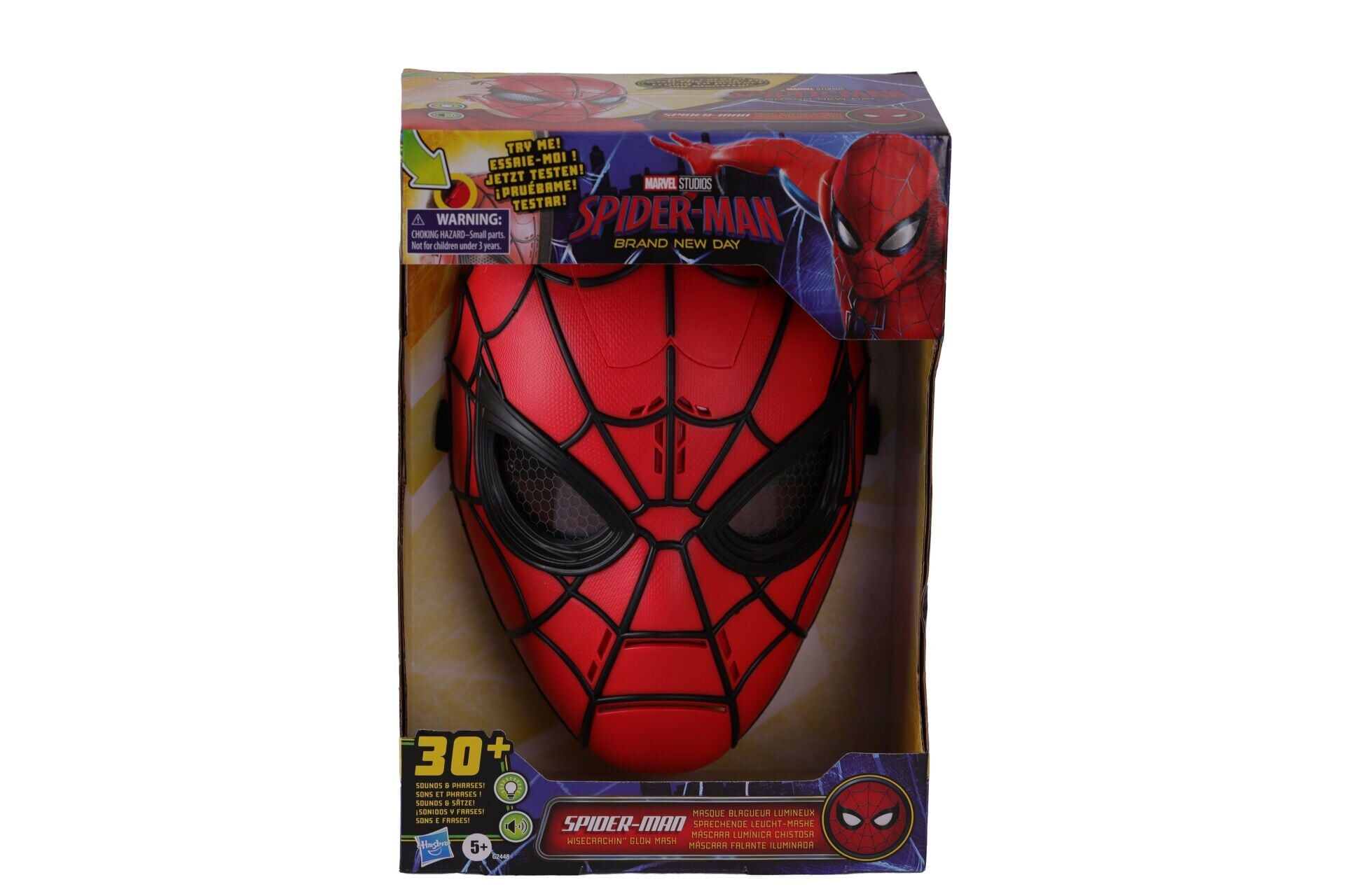 G2448 Spider-Man Wisecrackin Glow Işıklı ve Sesli Elektronik Maske
