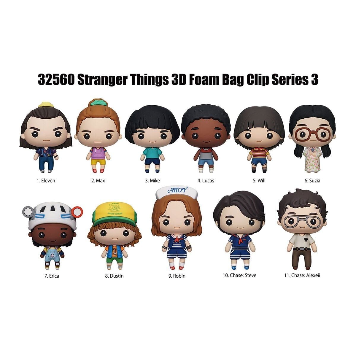 MONO32560 Monogram Stranger Things Klipsli Figür Seri 3 display