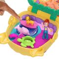 JFV00 Polly Pocket Ananas Köpekçik Plajı Mini Oyun Seti