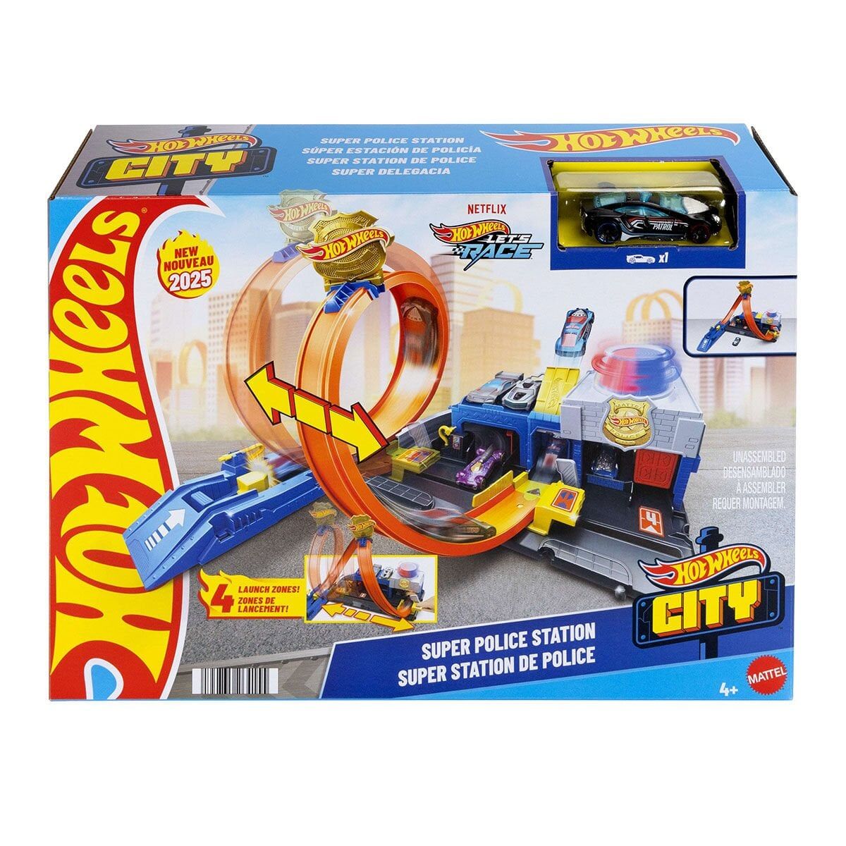 JBM71 Hot Wheels Polis İstasyonu Oyun Seti