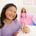 JJN62 Barbie Fashionistas - Damla Desenli Elbise