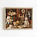20090 PUZZLE 500 CATS İN THE LİBRARY
