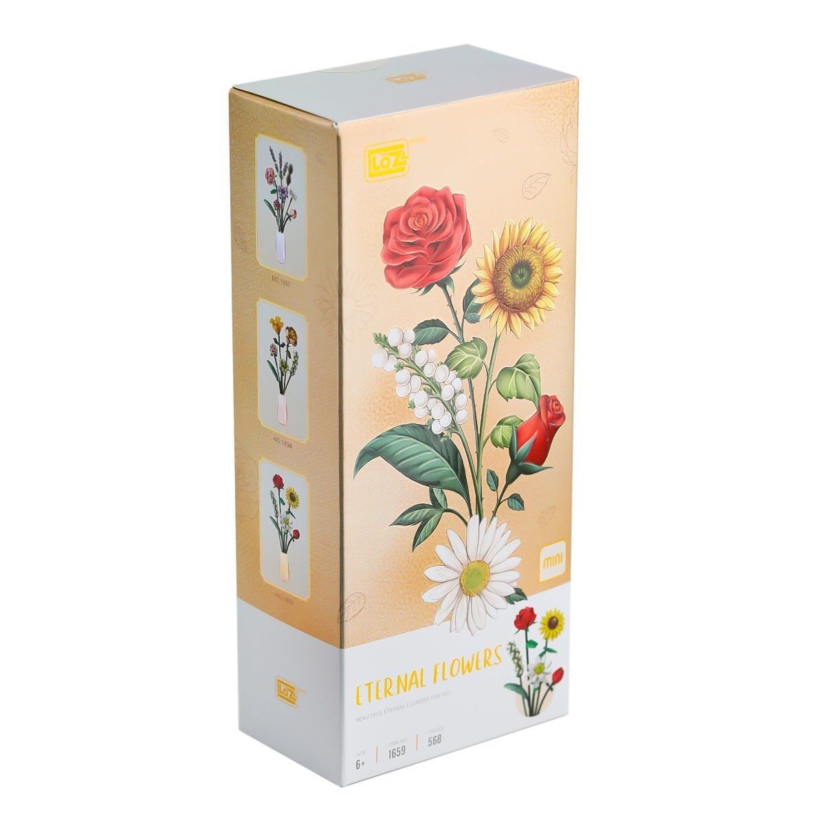 LZ1659 LOZ Eternal Flowers Serisi - ''Her Zaman Güneşe Doğru'' 568 Parça Yapım Seti