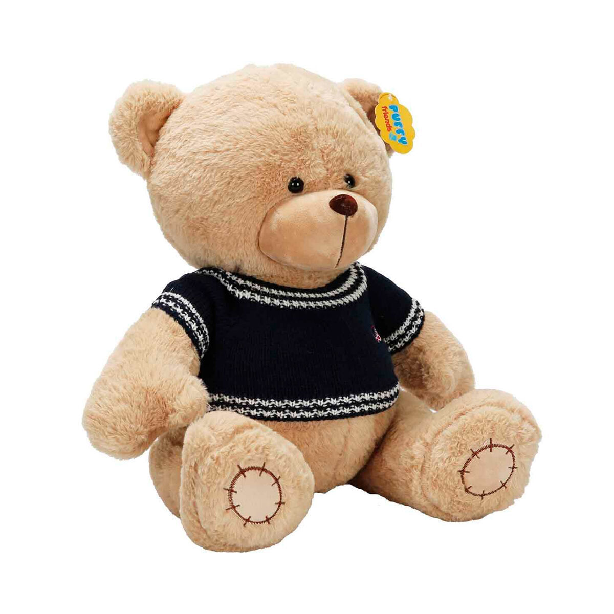 2001008 Sun-sabc-jnh-pff-sk Peluş Ayı Oturan Kazaklı 42 Cm 2R