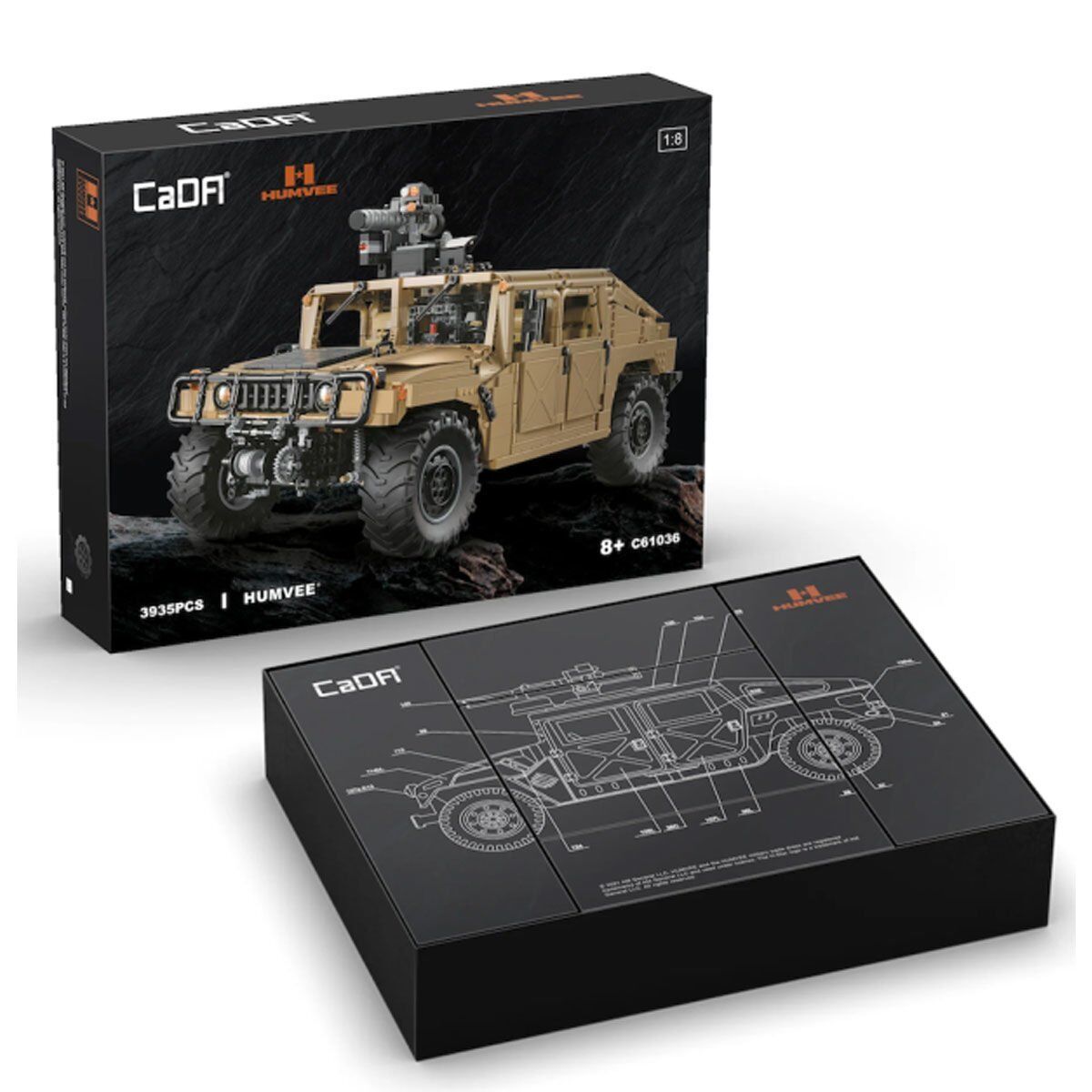 C61036W CADA Humvee Arazi Aracı Blok Set BLOCK OYUNCAK