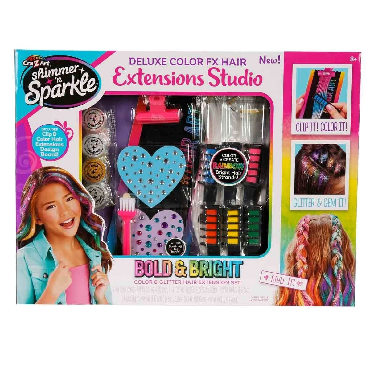 65632 SUN-CZA-HOBİ SET SHIMMER N SPARKLE DELUXE COLOR FX EXTENSIONS STUDIO