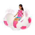 JMK20 Barbie Futbolcu Bebek ve Aksesuarları TEAM BARBIE Roll n Reveal