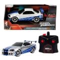 9772 SUN-SIM-JDA-RC ARABA 1 24 FAST FURIOUS NISSAN SKYLINE GTR 2 4 GHZ FASTF