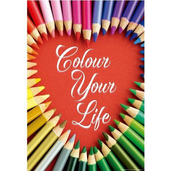 17081  Colour Your Life 500 Parça Puzzle - Educa Puzzle