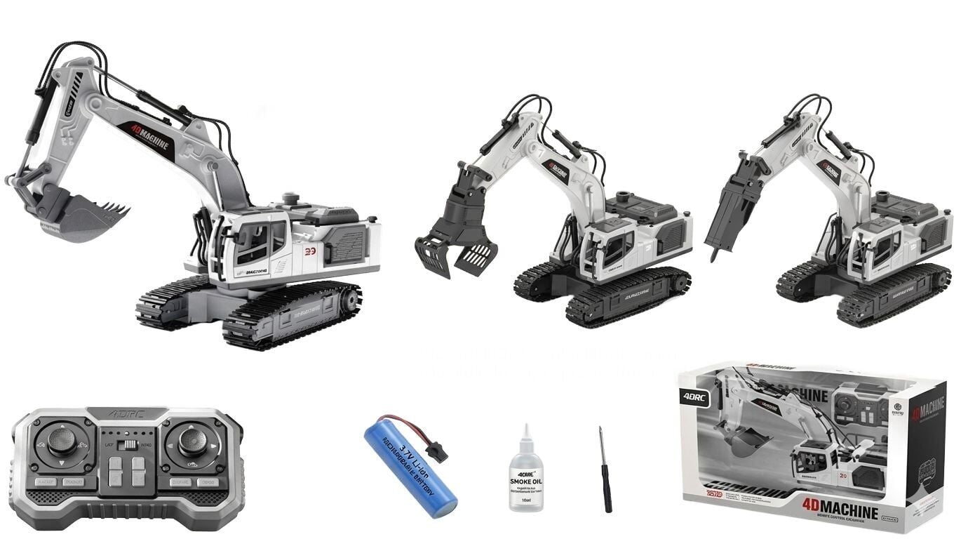 4D-E3 METAL DEĞİŞEBİLEN 3 BAŞLIKLI DUMAN ATAN İŞ MAKİNASI