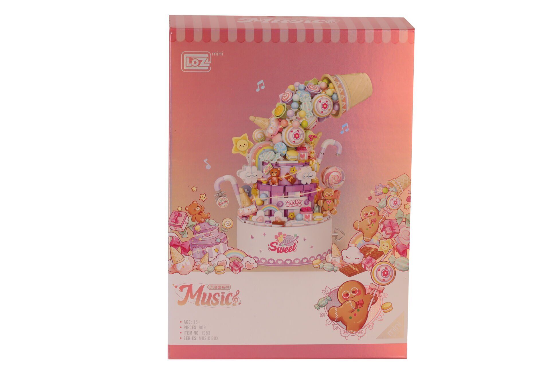 LZ1953 LOZ  MÜZİK KUTUSU  BLOCK OYUNCAK 909 PARÇA