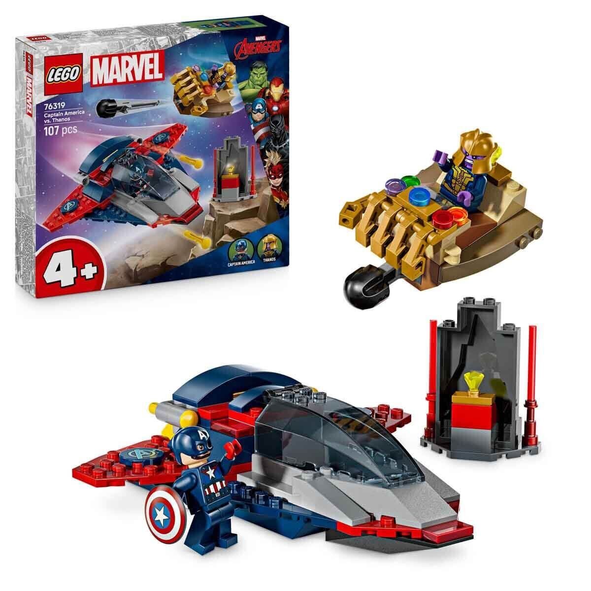 76319 Lego Marvel Kaptan Amerika Thanosa Karşı 107parça +4 yaş