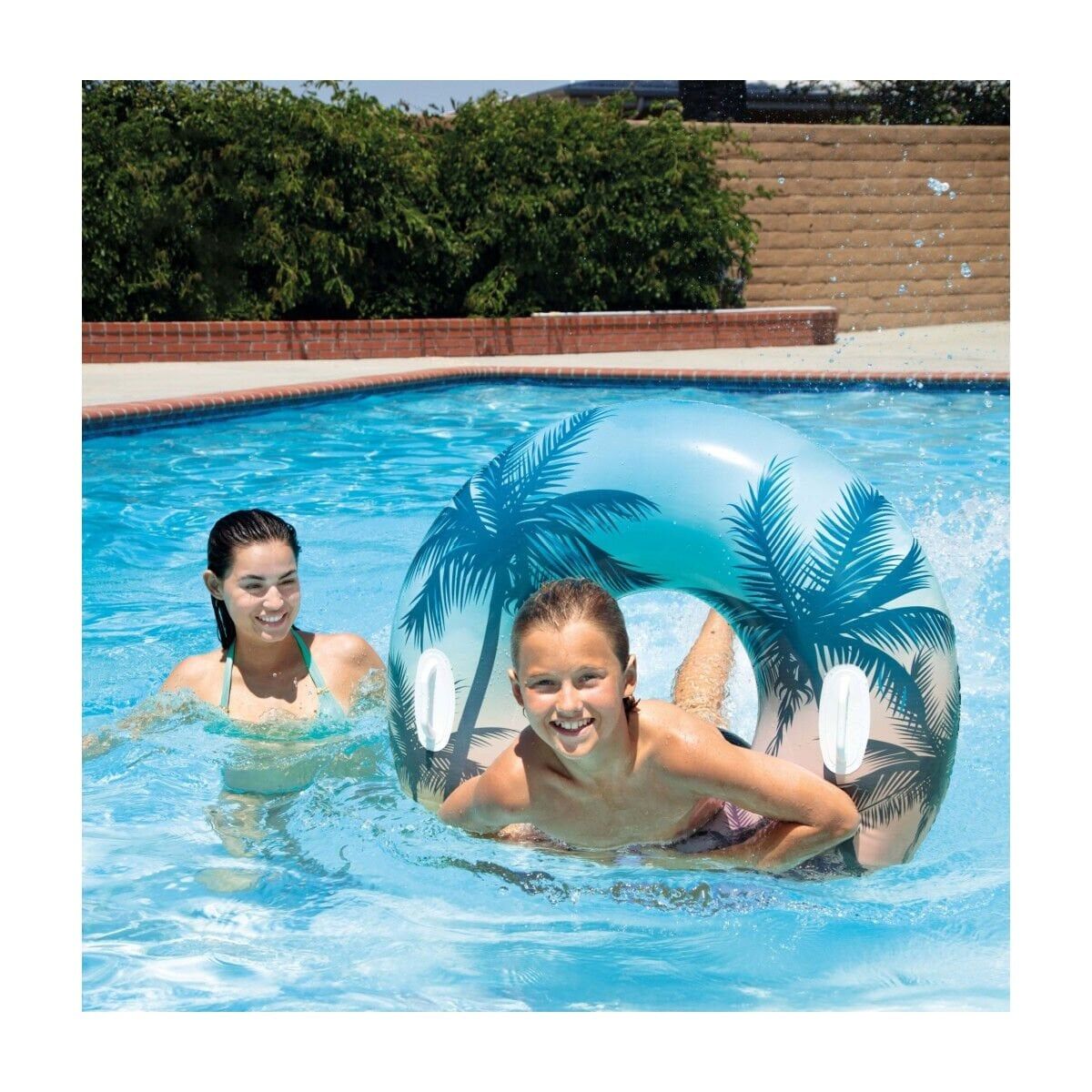 ISC58263 Intex Tutmaçlı Desenli Simit 97 cm