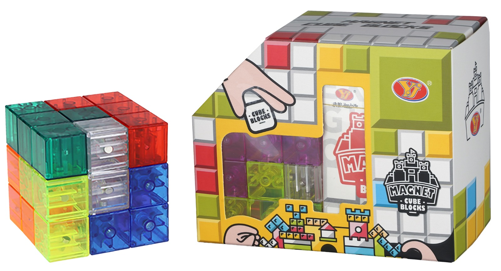 YJ8392 MAGNET CUBE BLOCKS