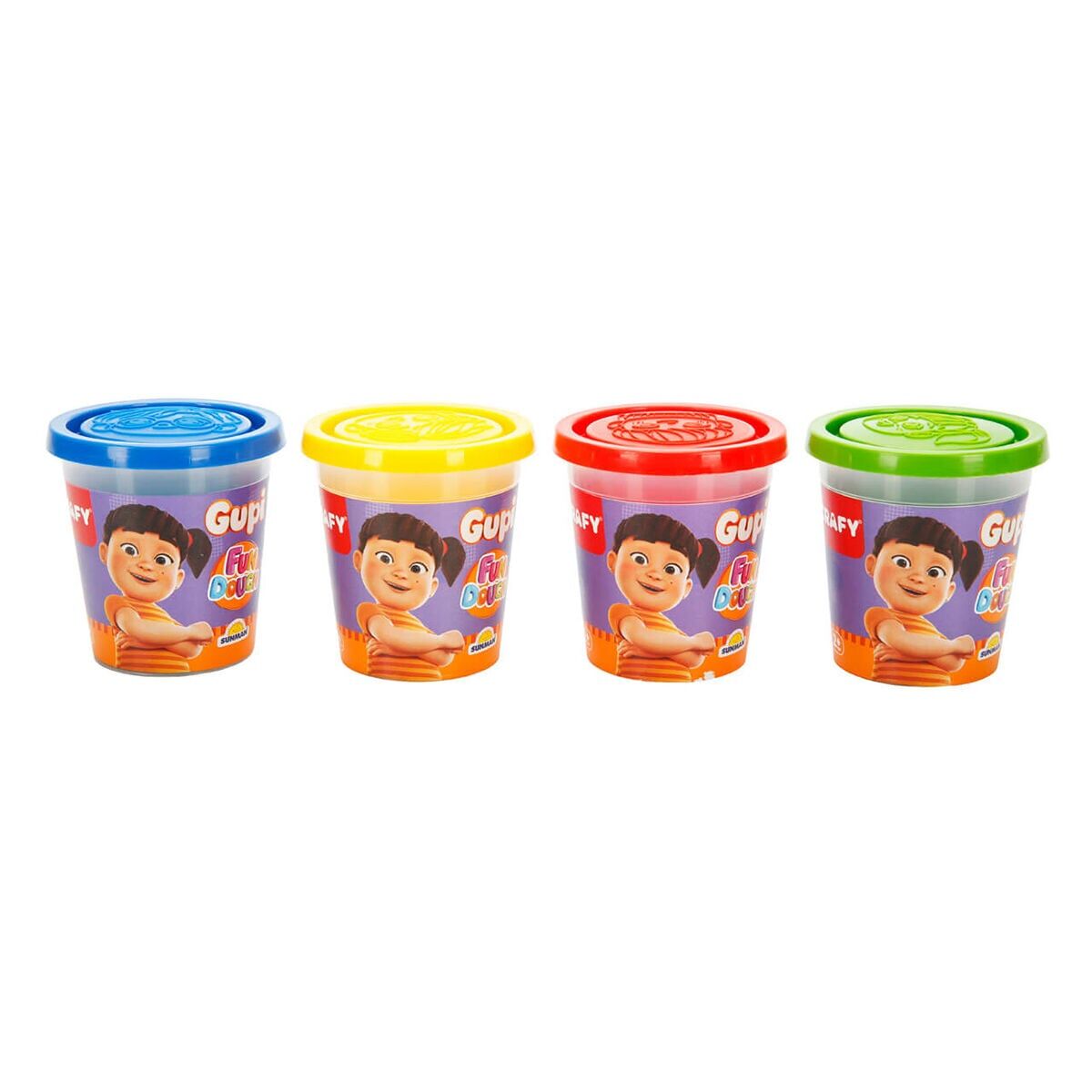 6715 Sun-sabc-crf-oyun Hamuru 4LÜ Gupi 4X120GR Gup