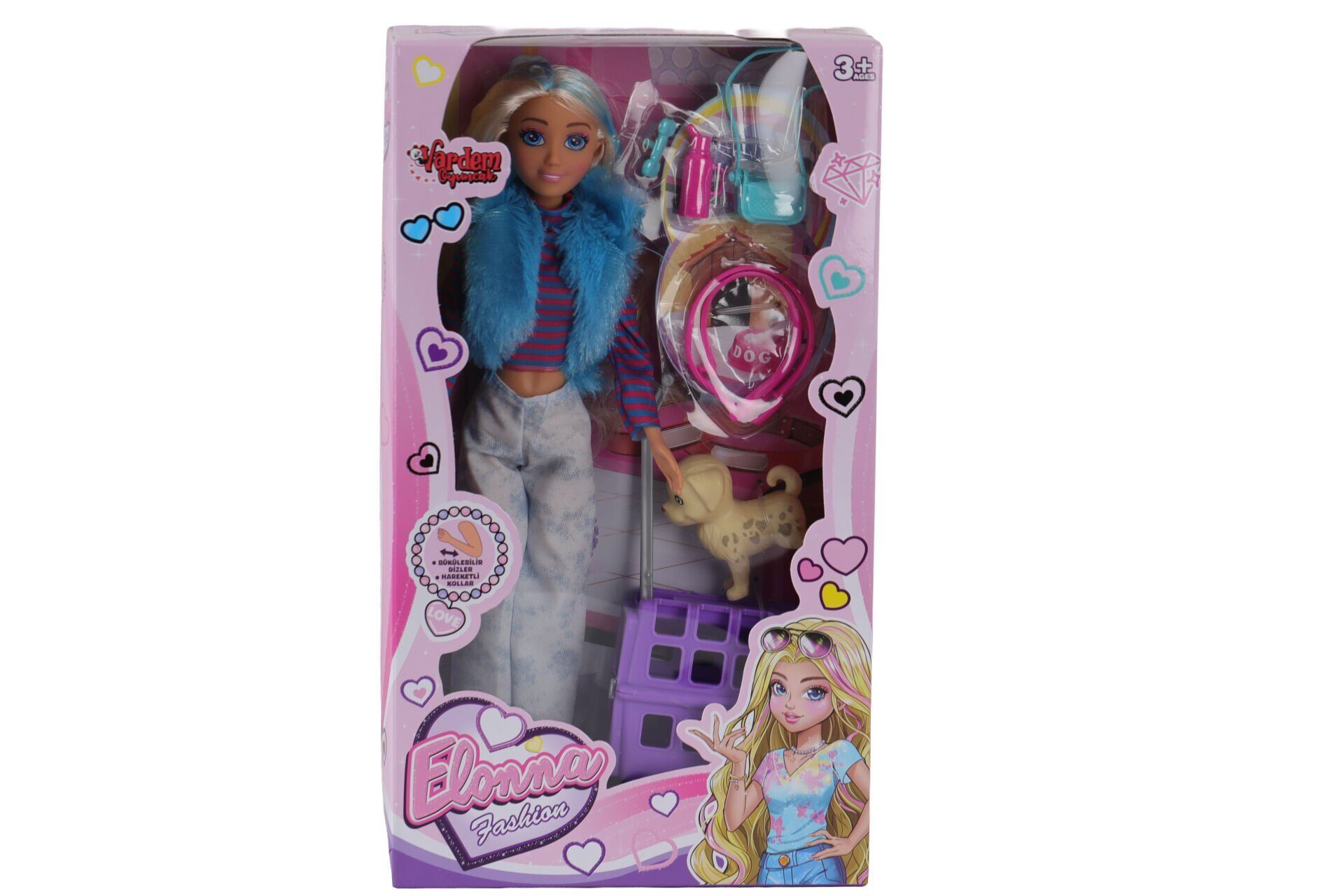 WG-661003 KUTULU 29 CM AKSESUARLI KÖPEK VE