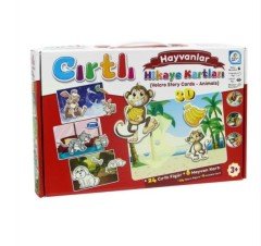 Laço Cırtlı Hikaye Kartları Hayvanlar LC7205