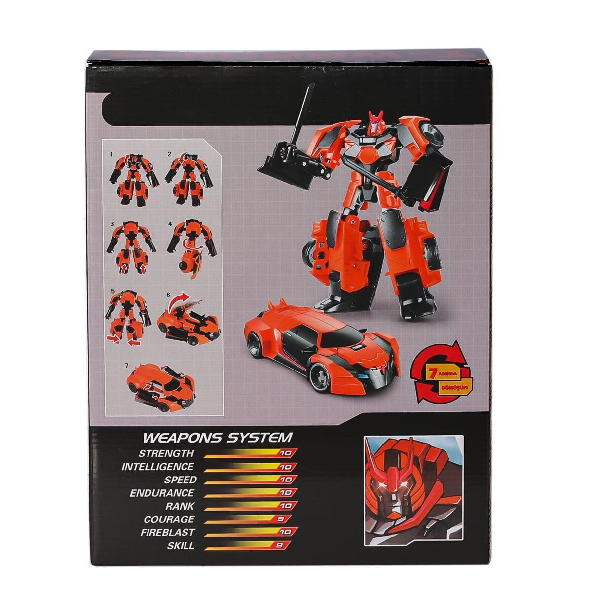LJ1654 Metal Gövdeli Dönüşebilen Robot