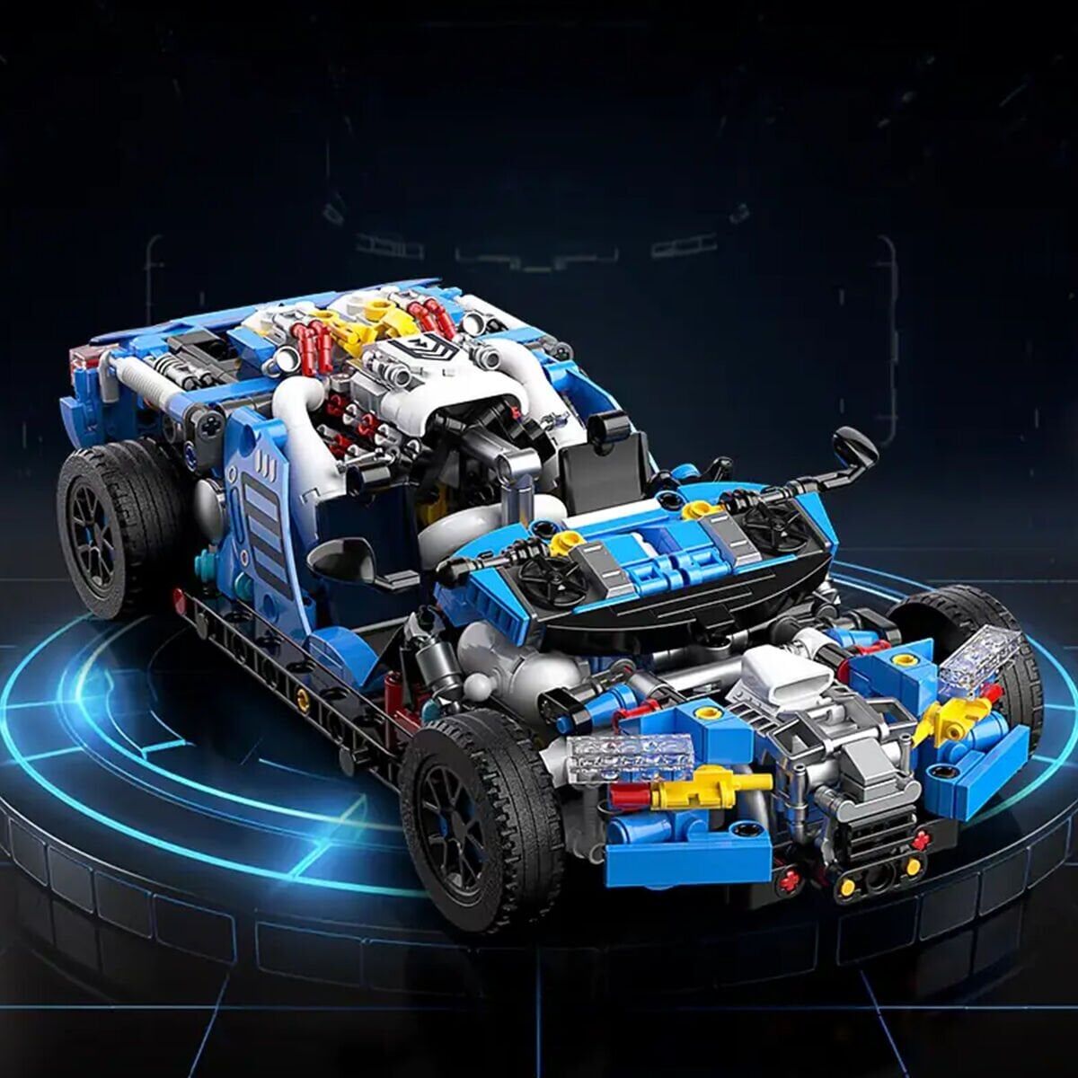 JK8808 Jaki Mekanik Bugatti Model Araba 798 Parça Block Oyuncak
