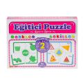 7194 Çark Puzzle Renkler Şekiller -Dıytoy