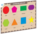 CAAHS-3204 CA GAMES AHŞAP GEOMETRİK ŞEKİLLER BUL-TAK
