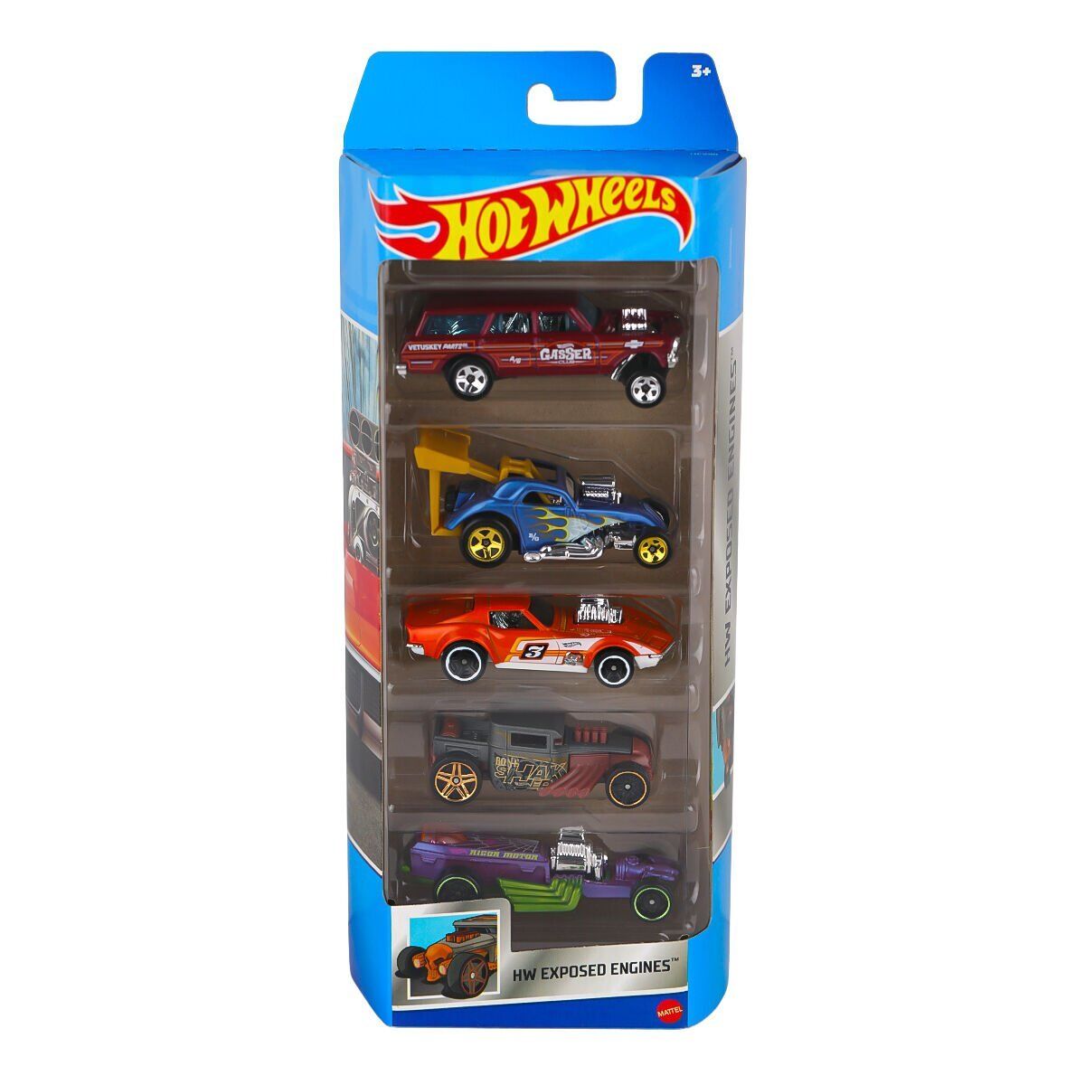 1806 Hot Wheels Beşli Araba Seti