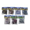 SH-P9901-07A 7 ASRTİ 7PCS 9İNC ASLAN-İNEK-ZÜRAFA-FİL-AT-ZEBRA(Belirtilen fiyat, tekli satış için adet fiyatıdır.)