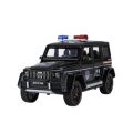 XHD-B2433 -Vardem  Çek Bırak Işıklı ve Sesli G Polis Metal Jeep 1:24